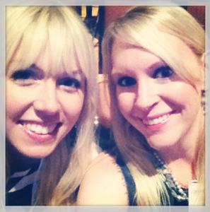 Erin Rawlings (@mommyonthespot) and I enjoying some bonding time before the Voices of the Year program